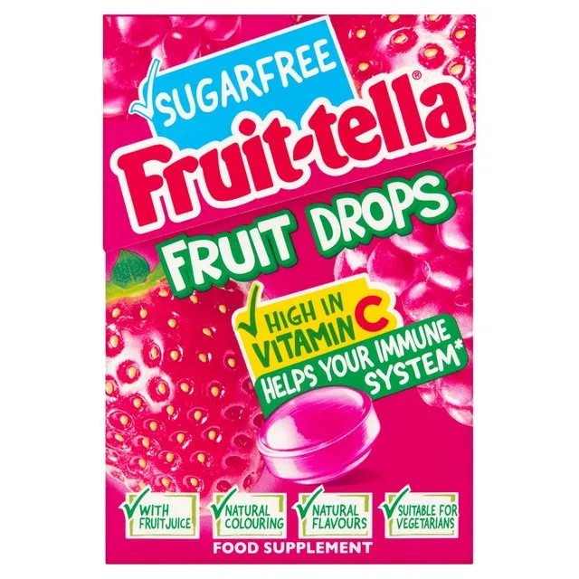 Fruittella Sugarfree Fruit Drop Red Berry 45g (A)