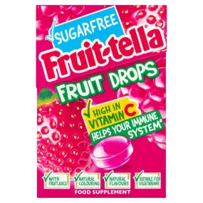 Fruittella Sugarfree Fruit Drop Red Berry 45g (A)