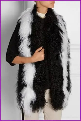 Genuine Lamb/Sheep Fur Scarf DO1352