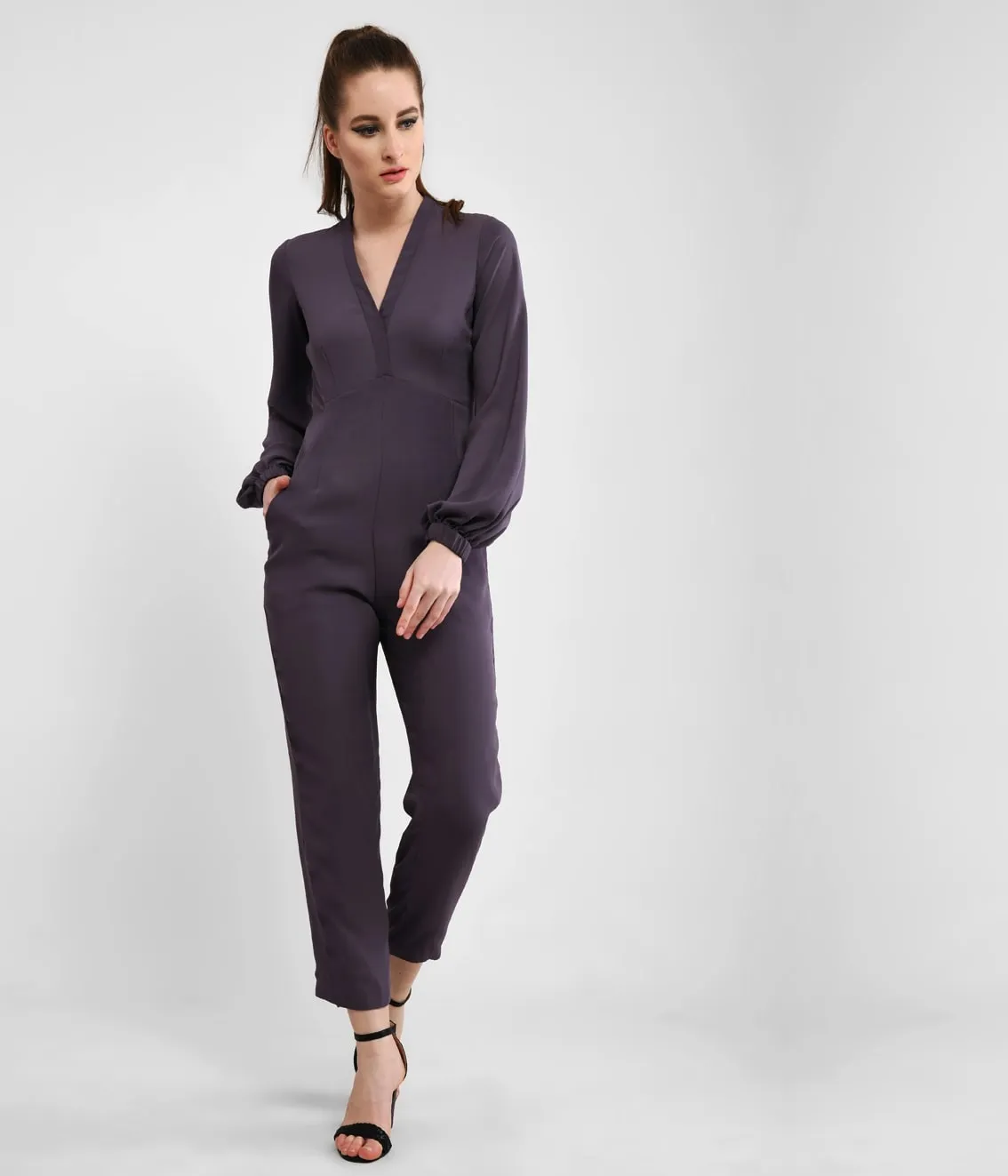 Girl Power Grey Jumpsuit