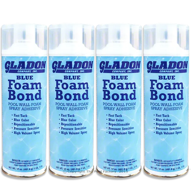 Gladon Foam Bond Spray Adhesive for Wall Foam - 4 Pack