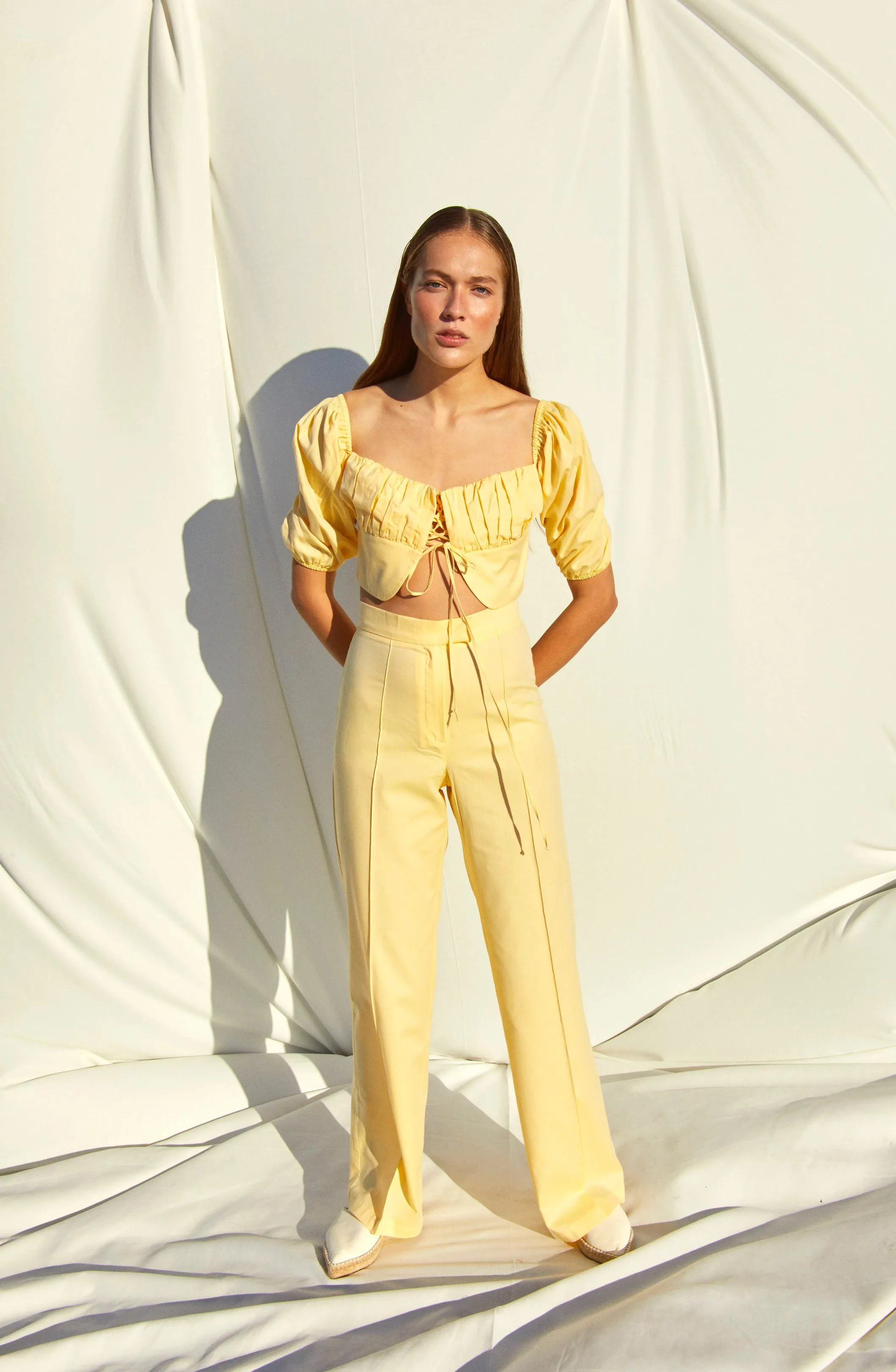 Grace Top in Yellow