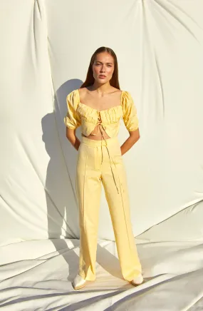 Grace Top in Yellow