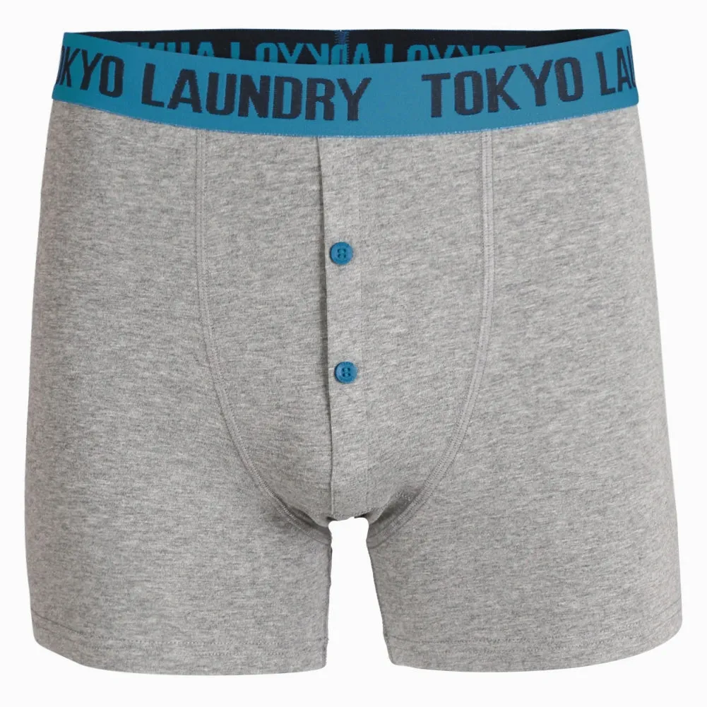 Headlam (2 Pack) Boxer Shorts Set in Swedish Blue / Paradise Pink - Tokyo Laundry