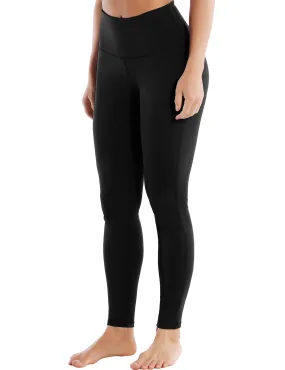 High Waist Side Line Biking Pants black_Biking