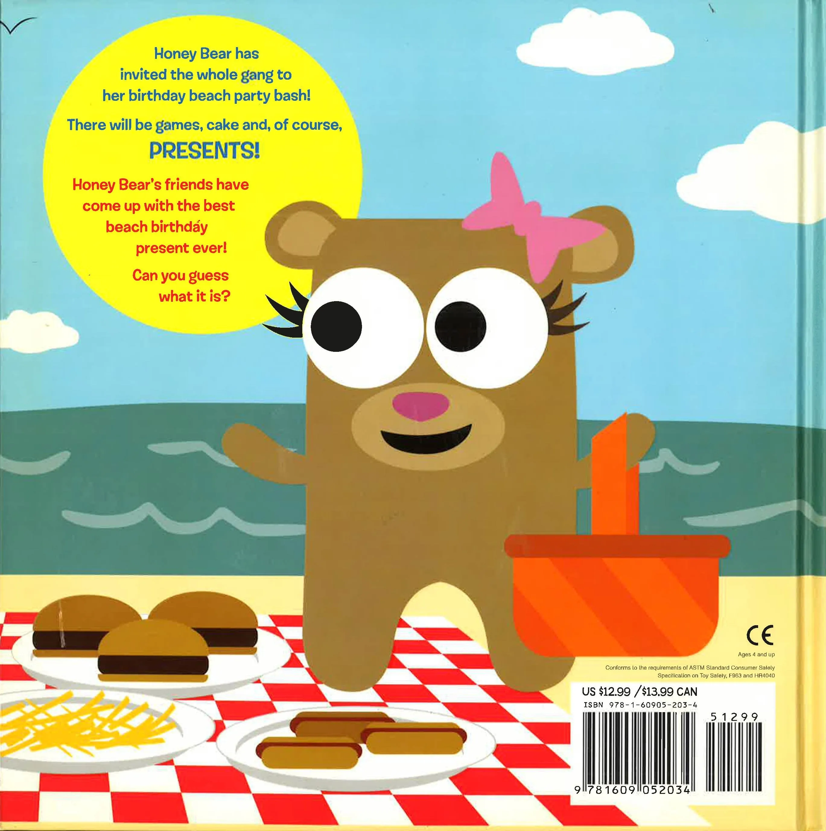 Honey Bear's Blue Bathing Suit
