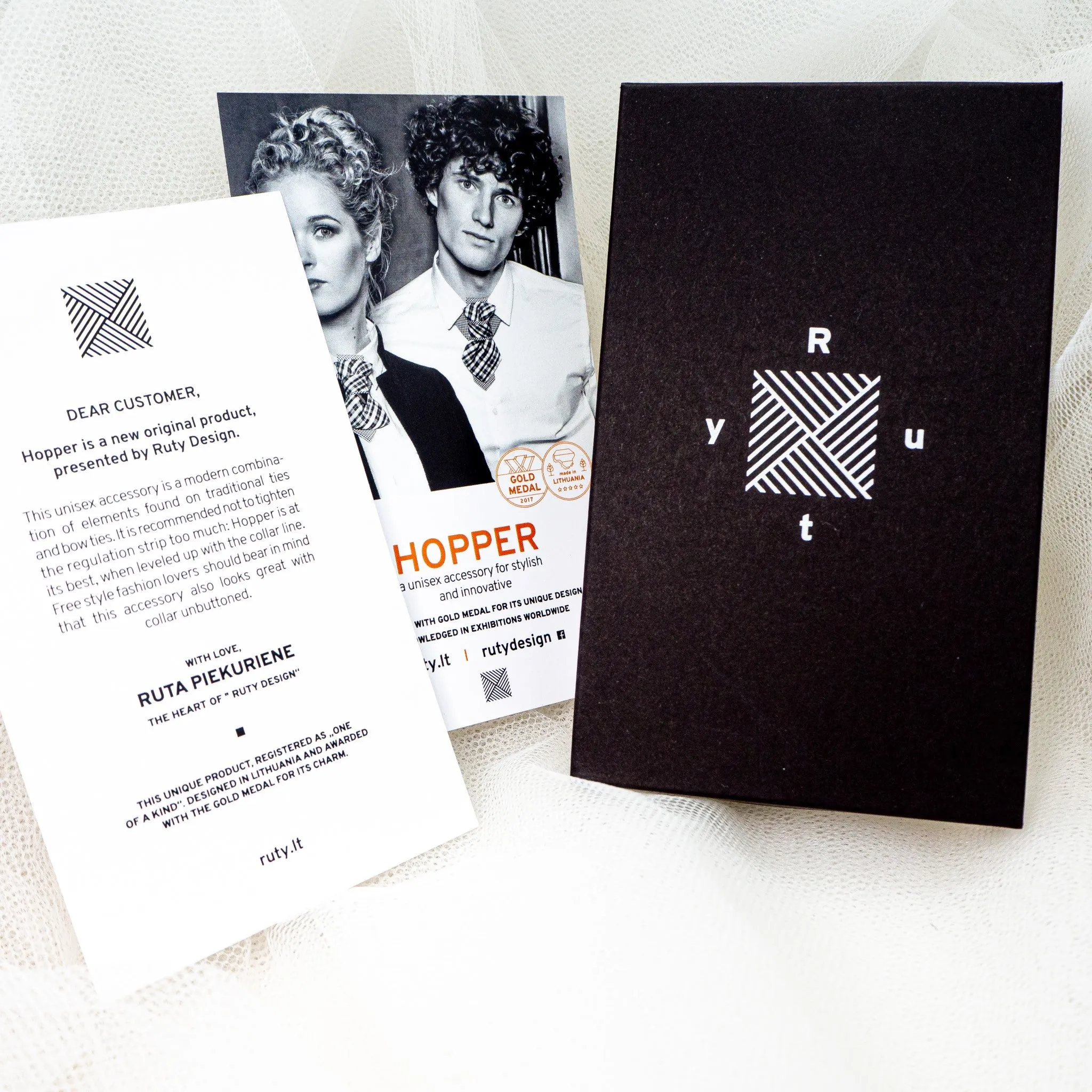 HOPPER TIE "VYTIS LINEN I"