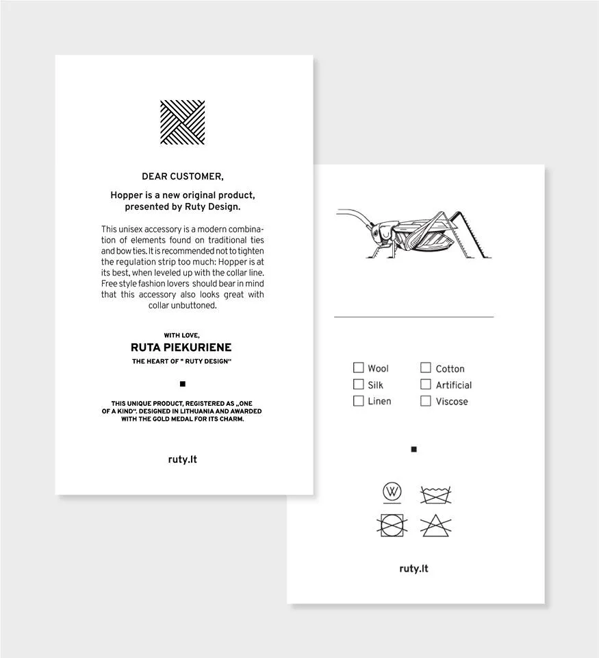 HOPPER TIE "VYTIS LINEN I"