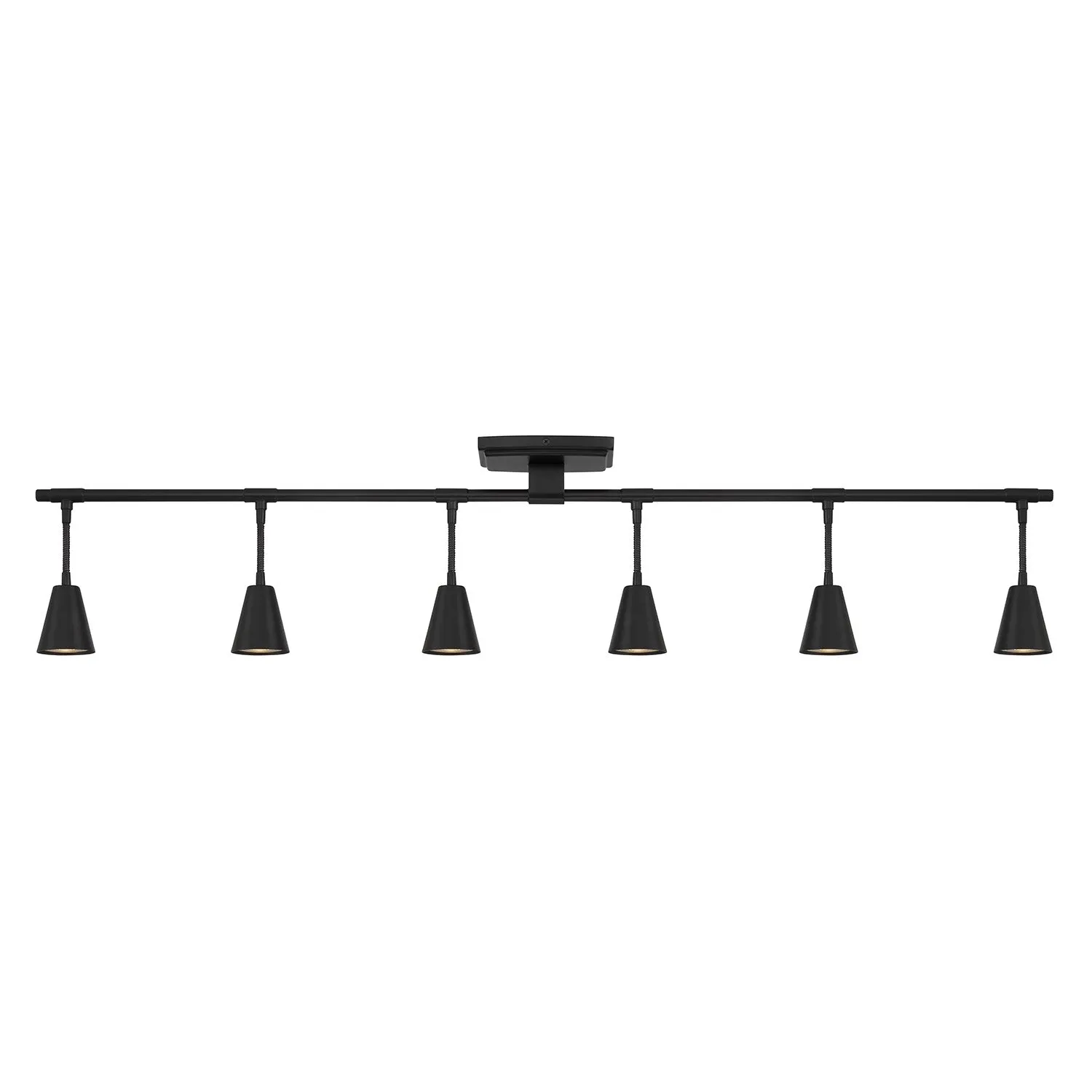 Hudson 44" 6-Light LED Fixed Track Light, Matte Black