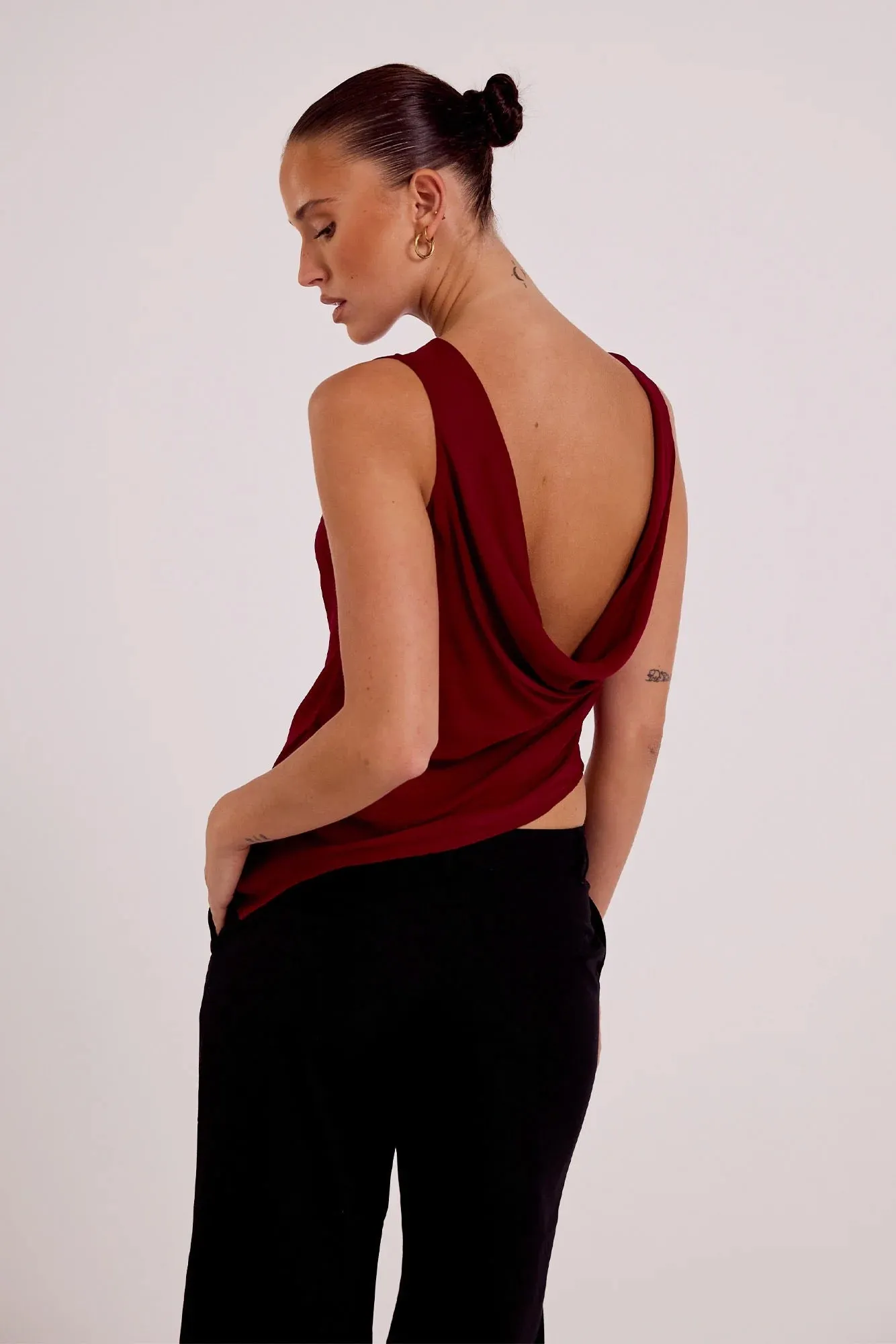 Isabelle Quinn - Reina Reversible Top - Merlot