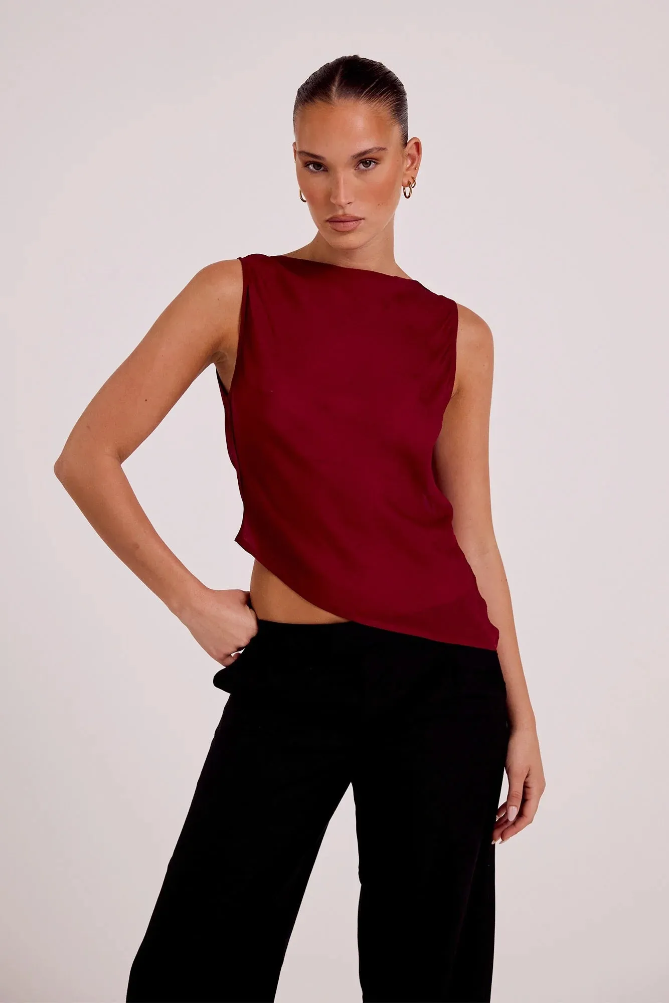 Isabelle Quinn - Reina Reversible Top - Merlot