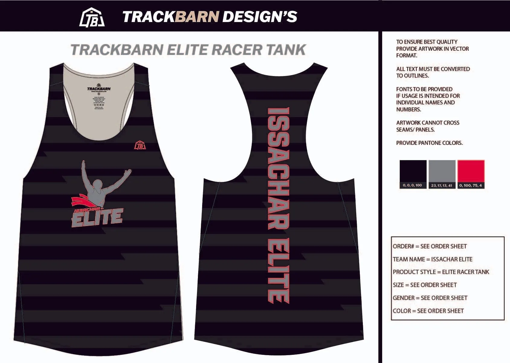 IssaChar-Elite- Womens Track Singlet