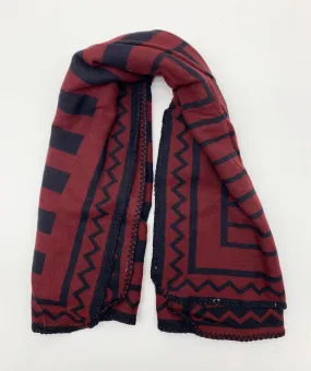 JC083910 Abstract Square Scarf / Shawl