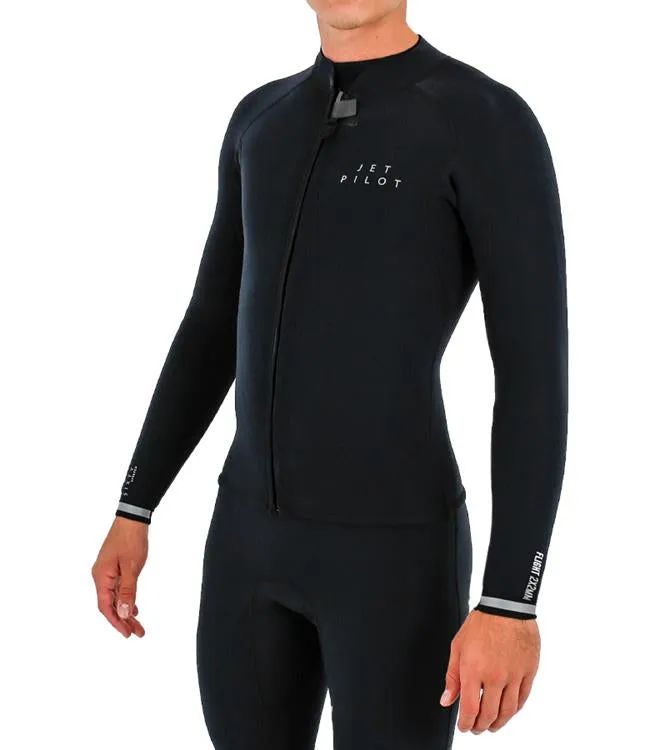 Jetpilot Flight Front Zip Long Sleeve Heater Top (2022)