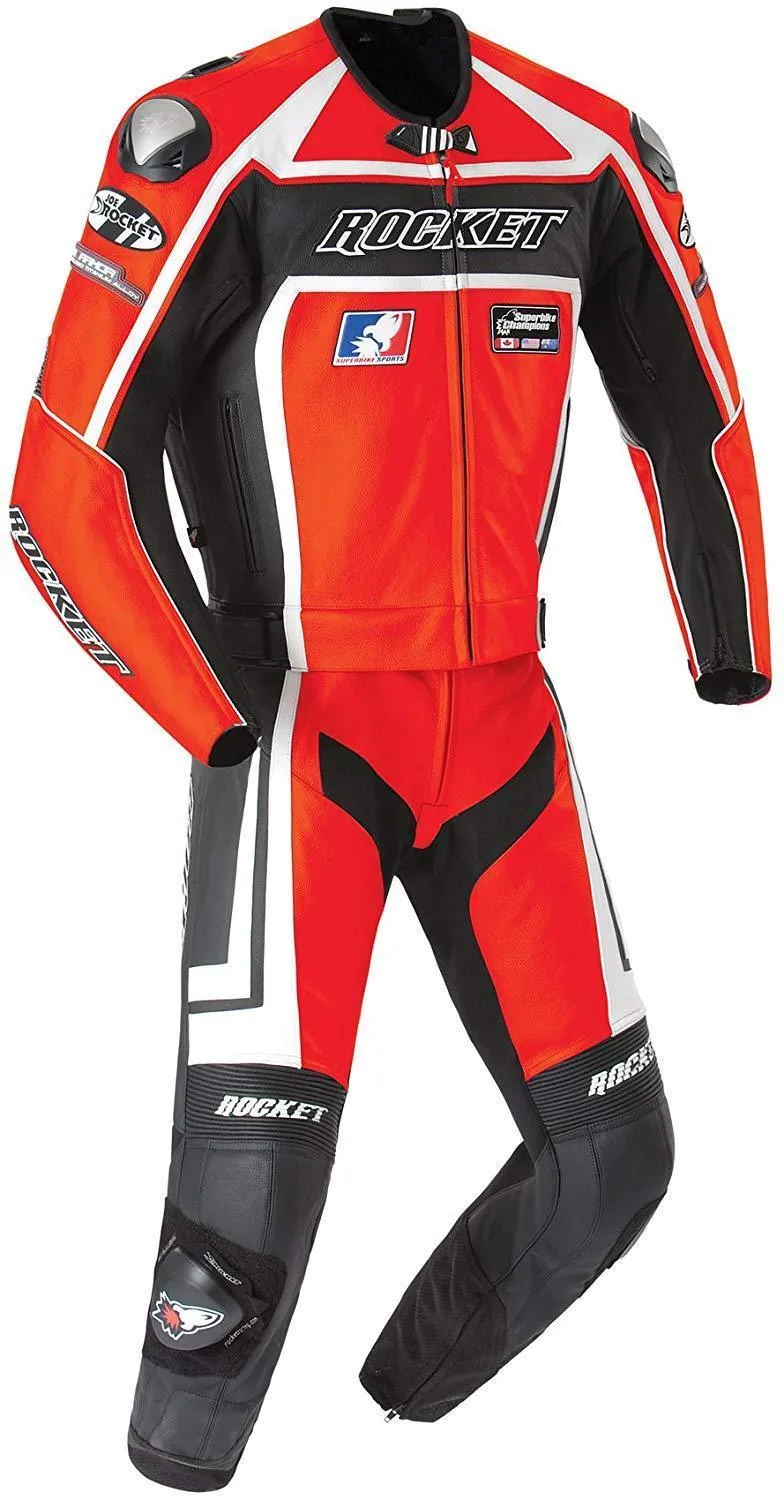 Joe Rocket 'Speedmaster 5.0' Men's 2-Piece Leather Riding Suit