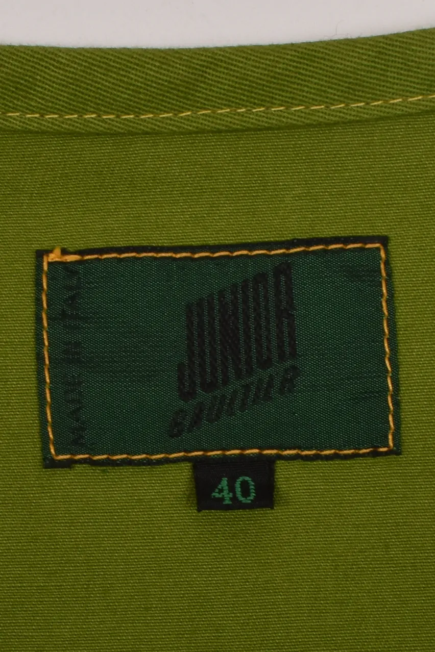 JUNIOR GAULTIER GREEN DENIM DRESS