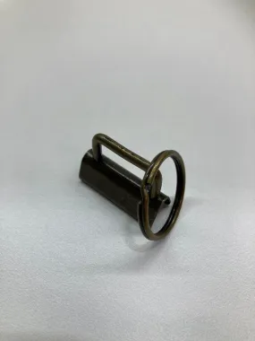 Keyfob Hardware in Antique Brass