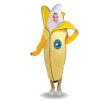 Kids Appealing Banana Costume - Small
