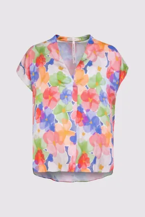 Legeres Blusentop mit Print