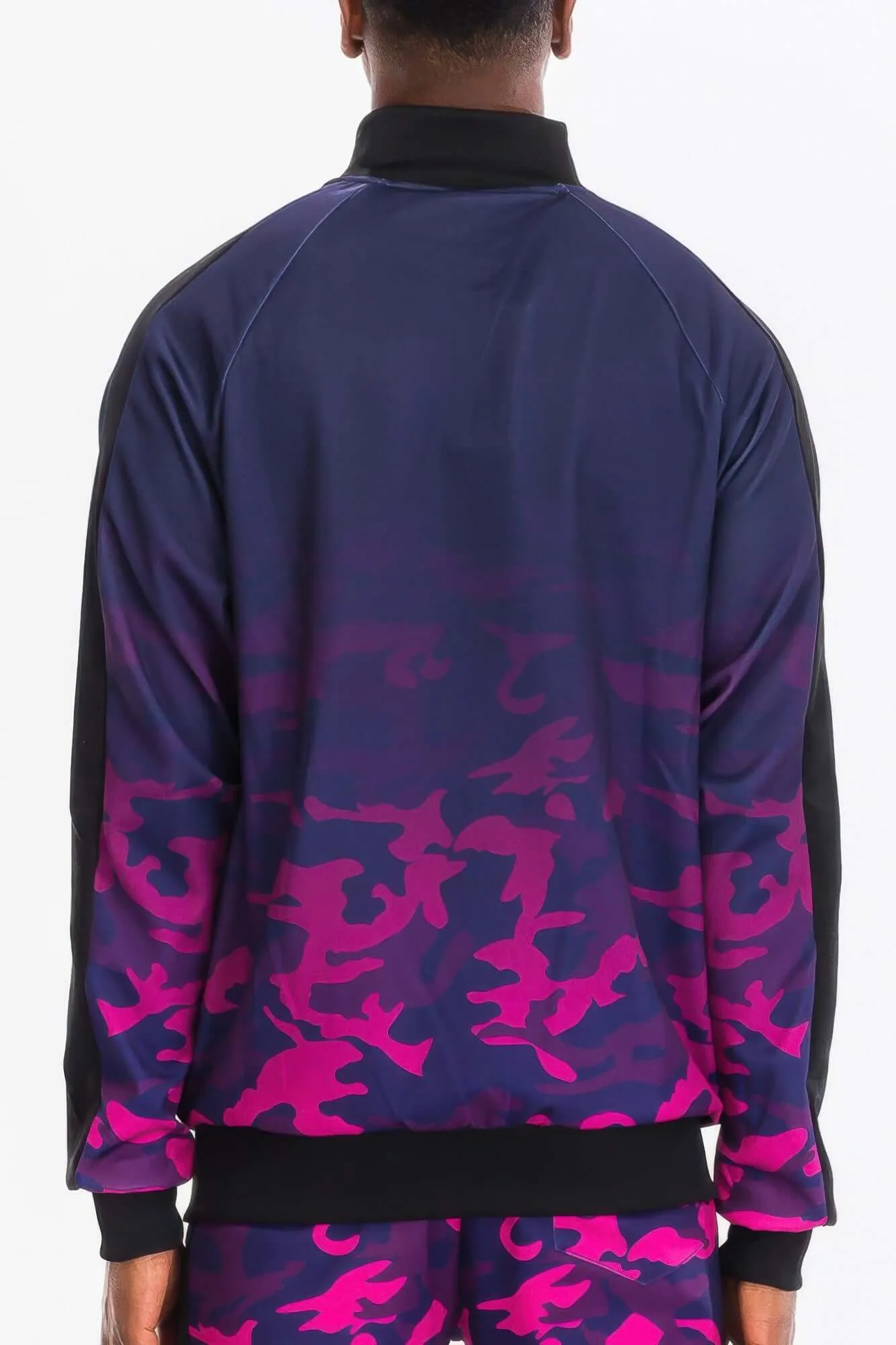 Mens Camo Ombre Track Jacket