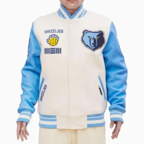 Men's Memphis Grizzlies Retro Classic Rib Wool Varsity Jacket
