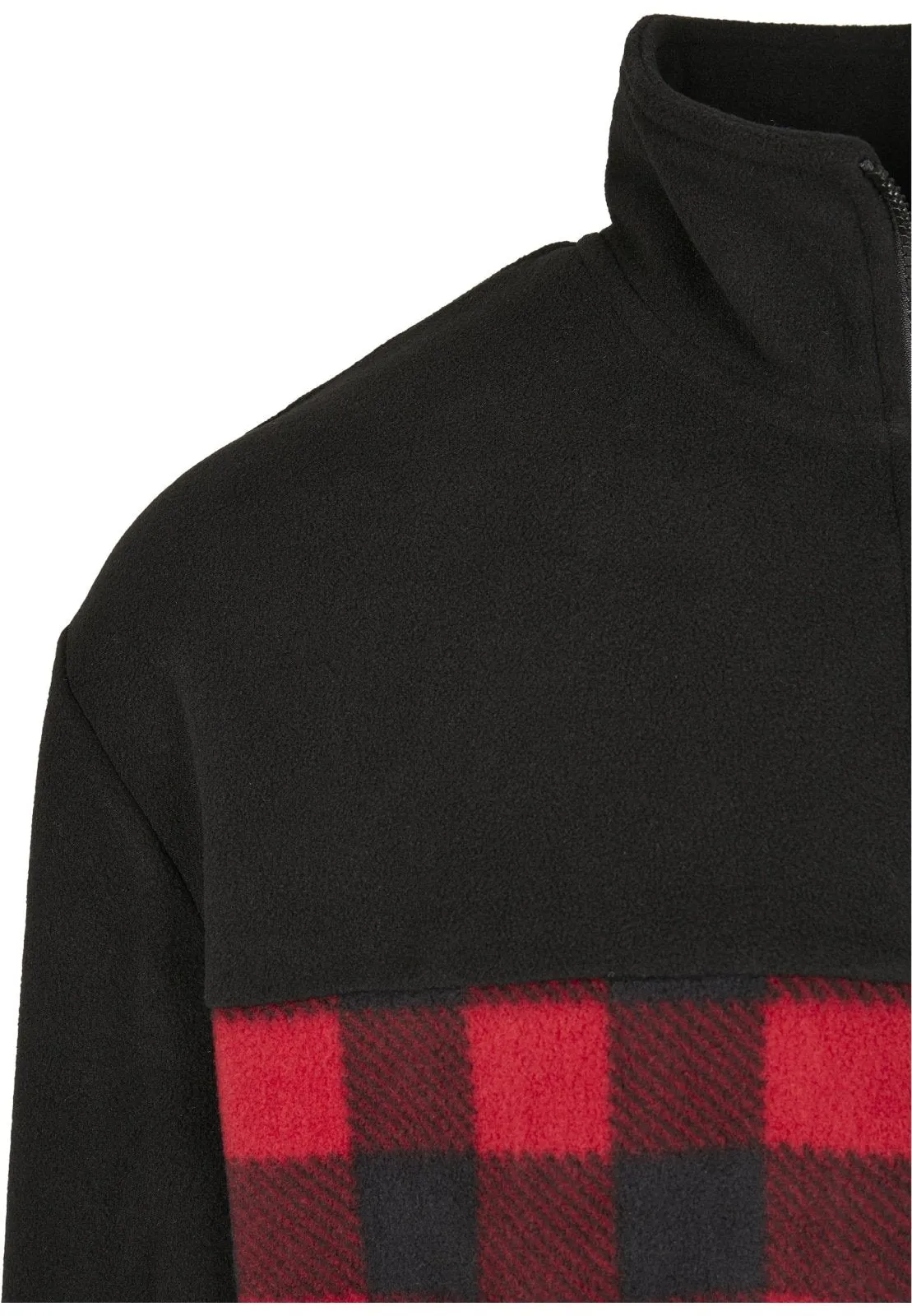 Men's Polar Fleece Track Jacket: Stylish Patterned Warmth