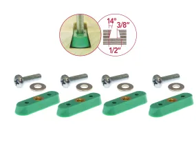 Microjig MATCHFIT™ Dovetail Nut Track Hardware (4-Pack)