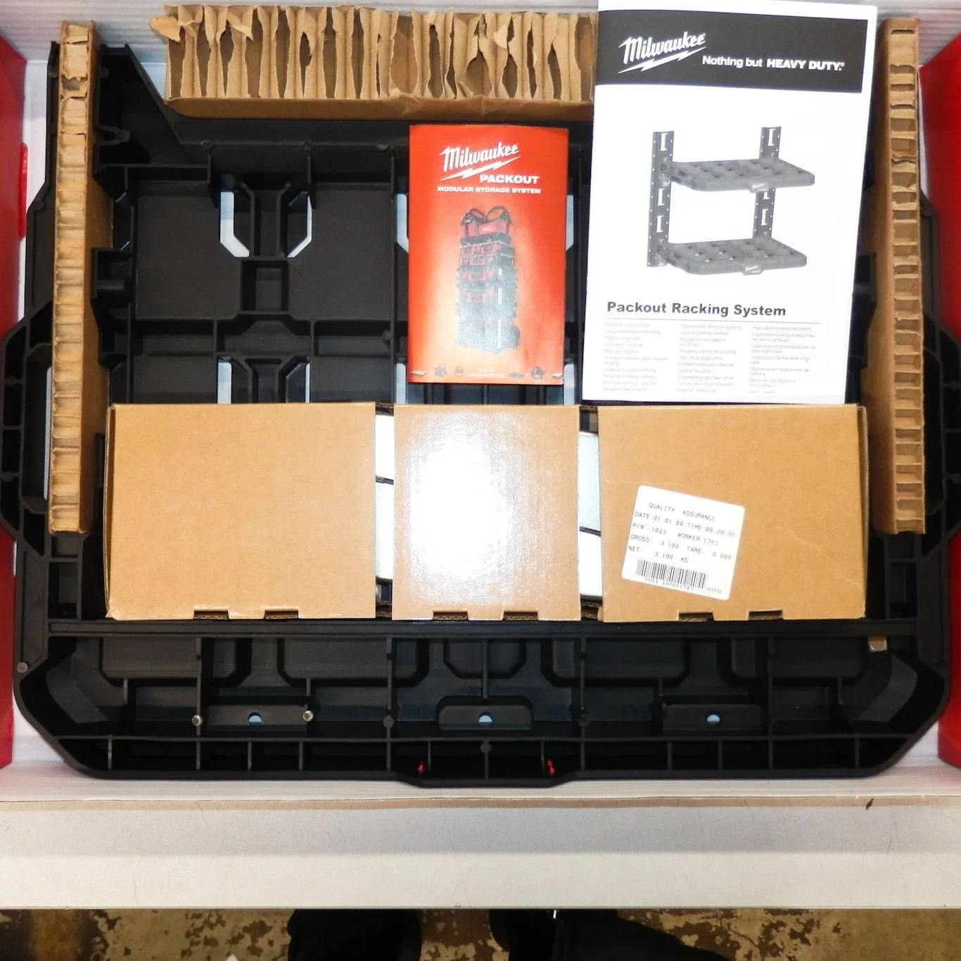Milwaukee Single Packout Versatile Racking Storage Shelf 4932478711