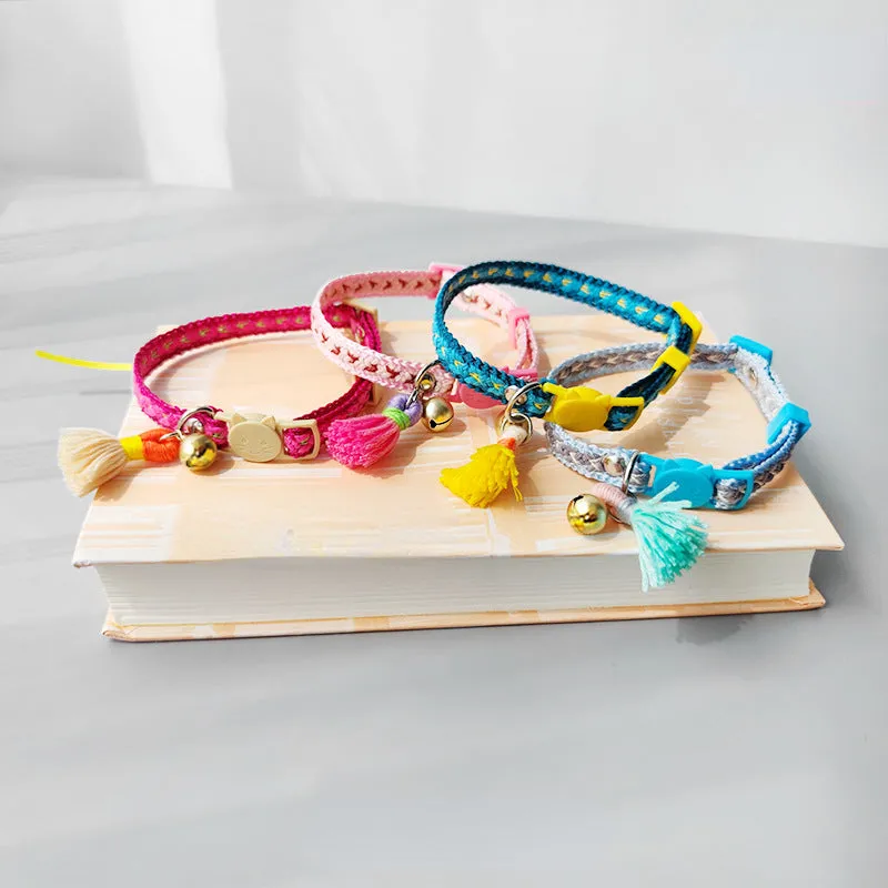 Mokka Adjustable Cat Collar with Bell - Comfort, Style, and Safety for Your Feline
