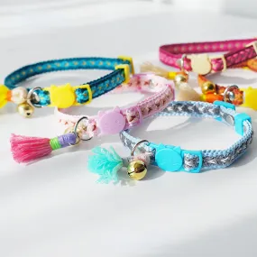 Mokka Adjustable Cat Collar with Bell - Comfort, Style, and Safety for Your Feline