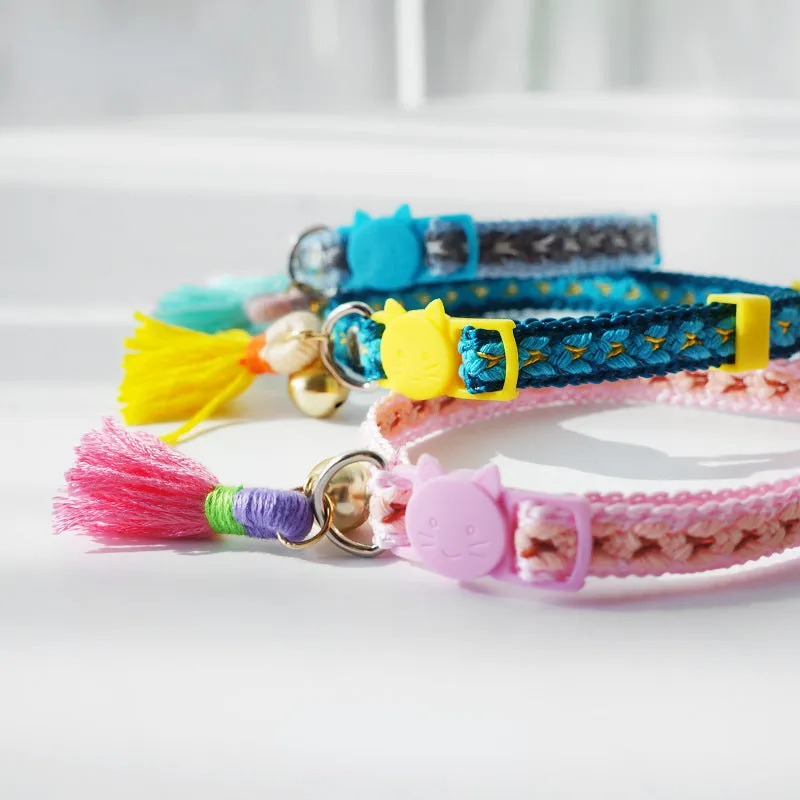 Mokka Adjustable Cat Collar with Bell - Comfort, Style, and Safety for Your Feline