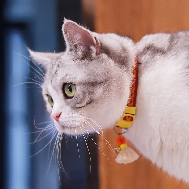 Mokka Adjustable Cat Collar with Bell - Comfort, Style, and Safety for Your Feline