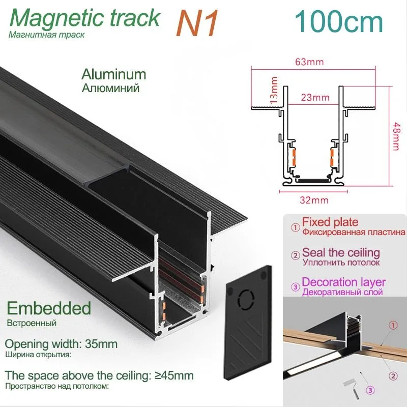 N1 Modern Magnetic Recessed LED Spotlights