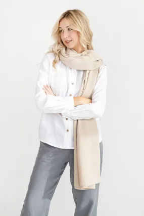 Natural Linen Scarf
