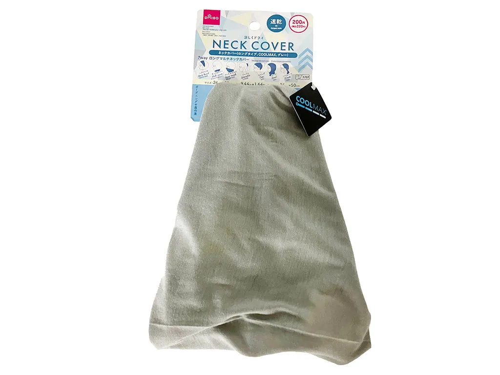Neck cover (long type  COOLMAX  gray  9.44inx1.64ft)