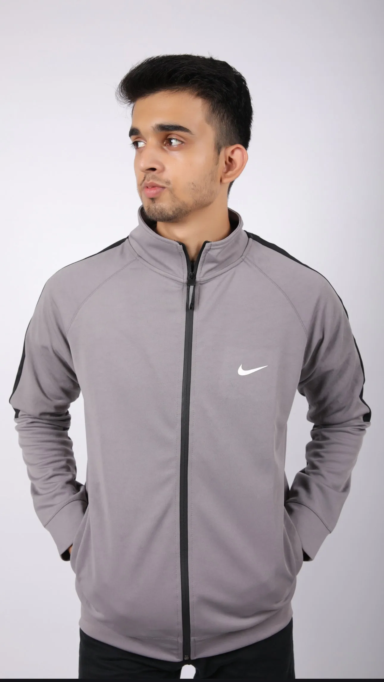 Nik Grey BL Track Jacket - Imported
