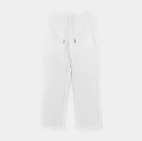 OG Bling Velour Track Womens Pants (White)