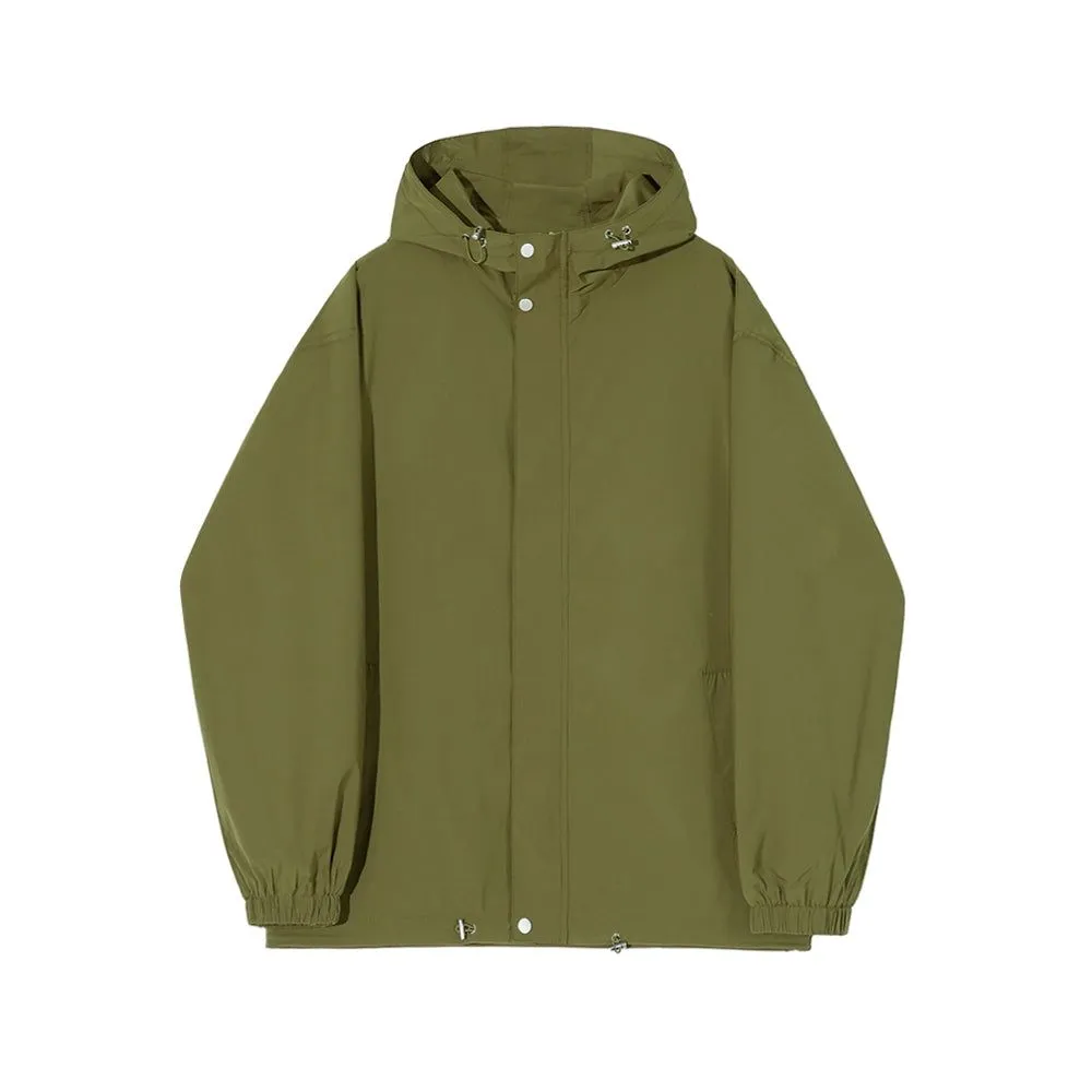 OH Toggle Drawstring Windbreaker Jacket