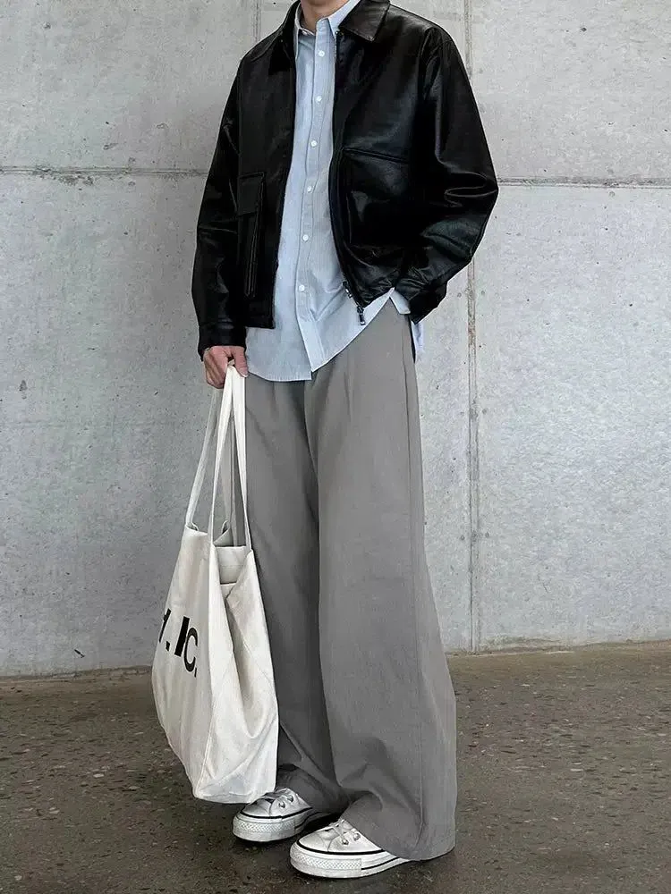 OH Versatile Zipped PU Leather Jacket