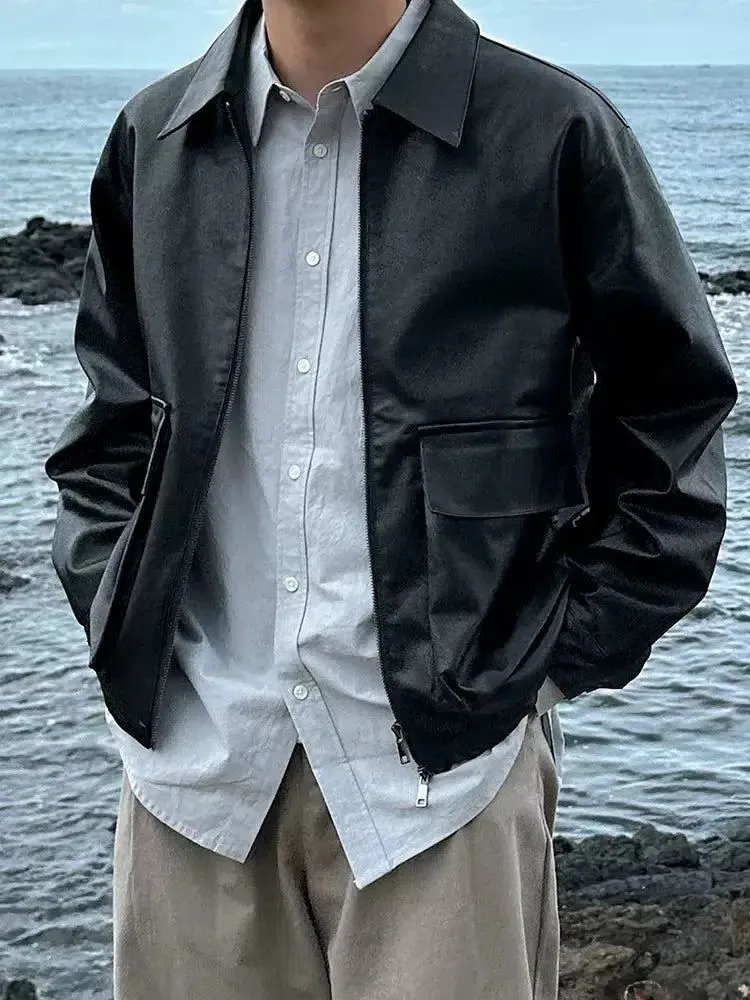 OH Versatile Zipped PU Leather Jacket