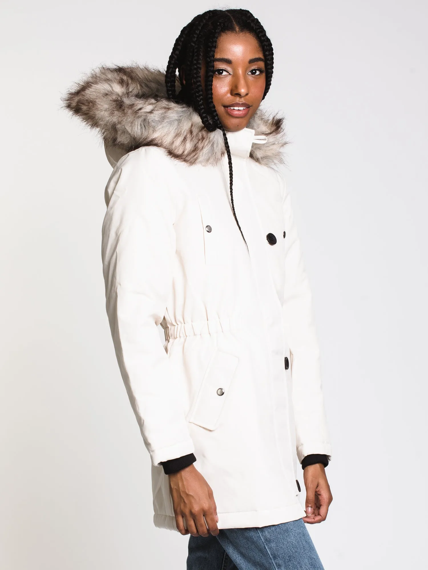 ONLY IRIS FUR PARKA  - CLEARANCE