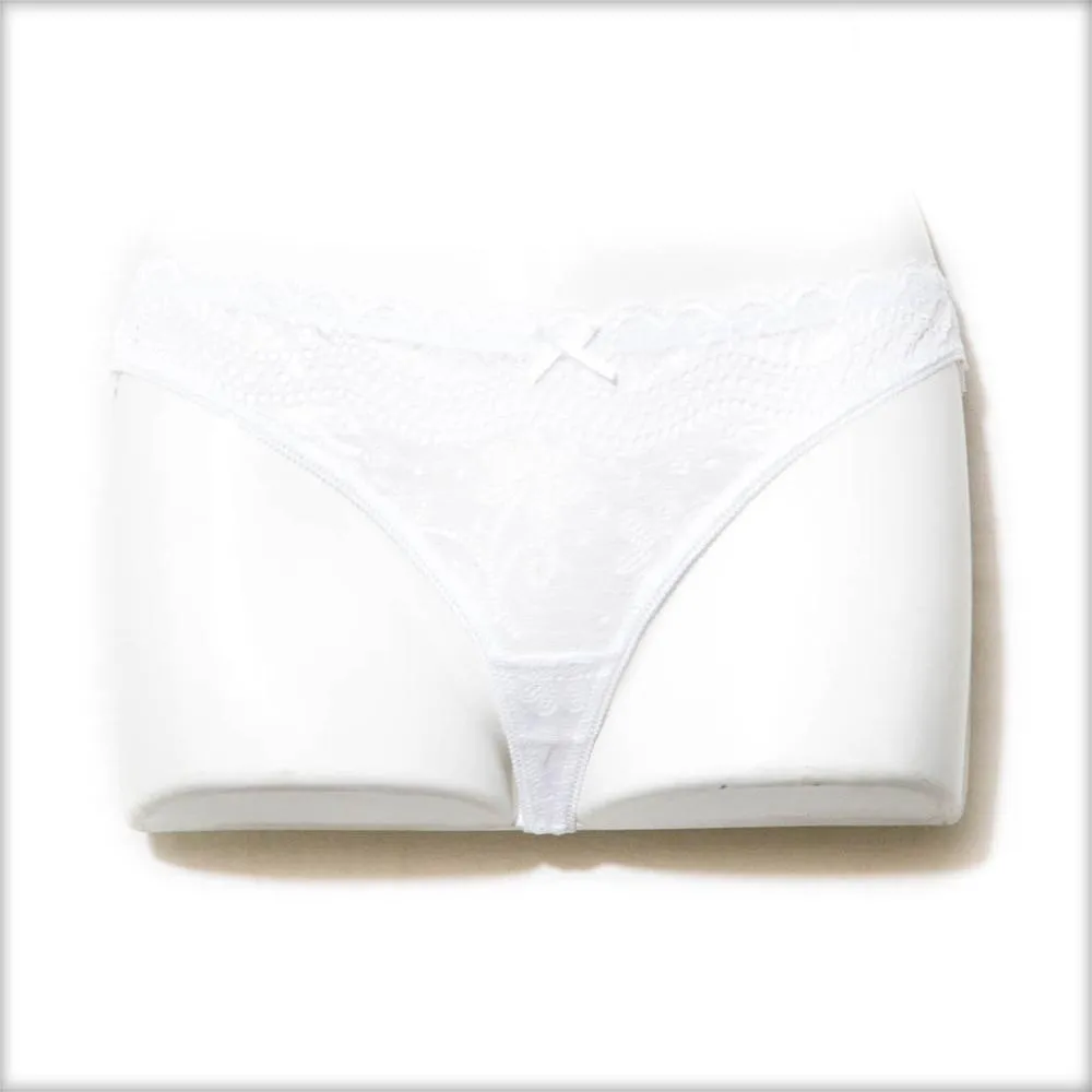 Pack of 2 Bridal White Colour Net Panty