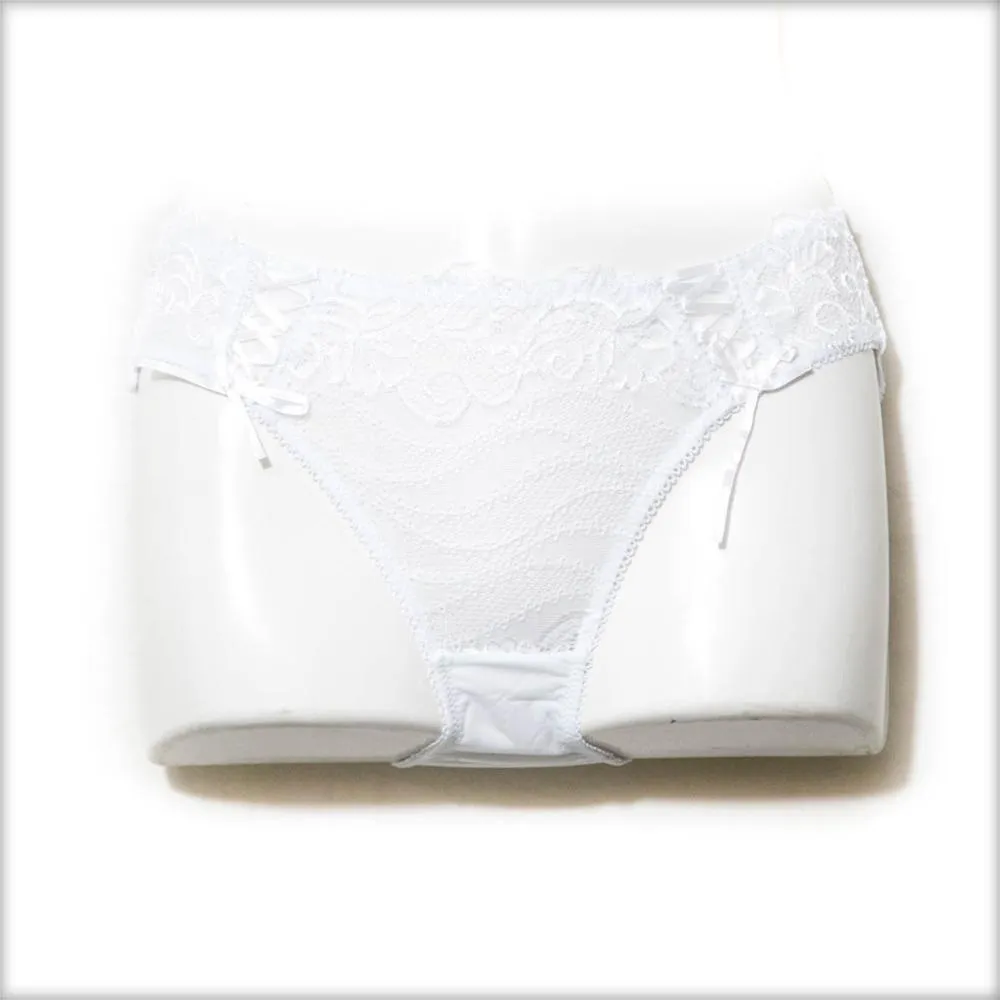 Pack of 2 Bridal White Colour Net Panty