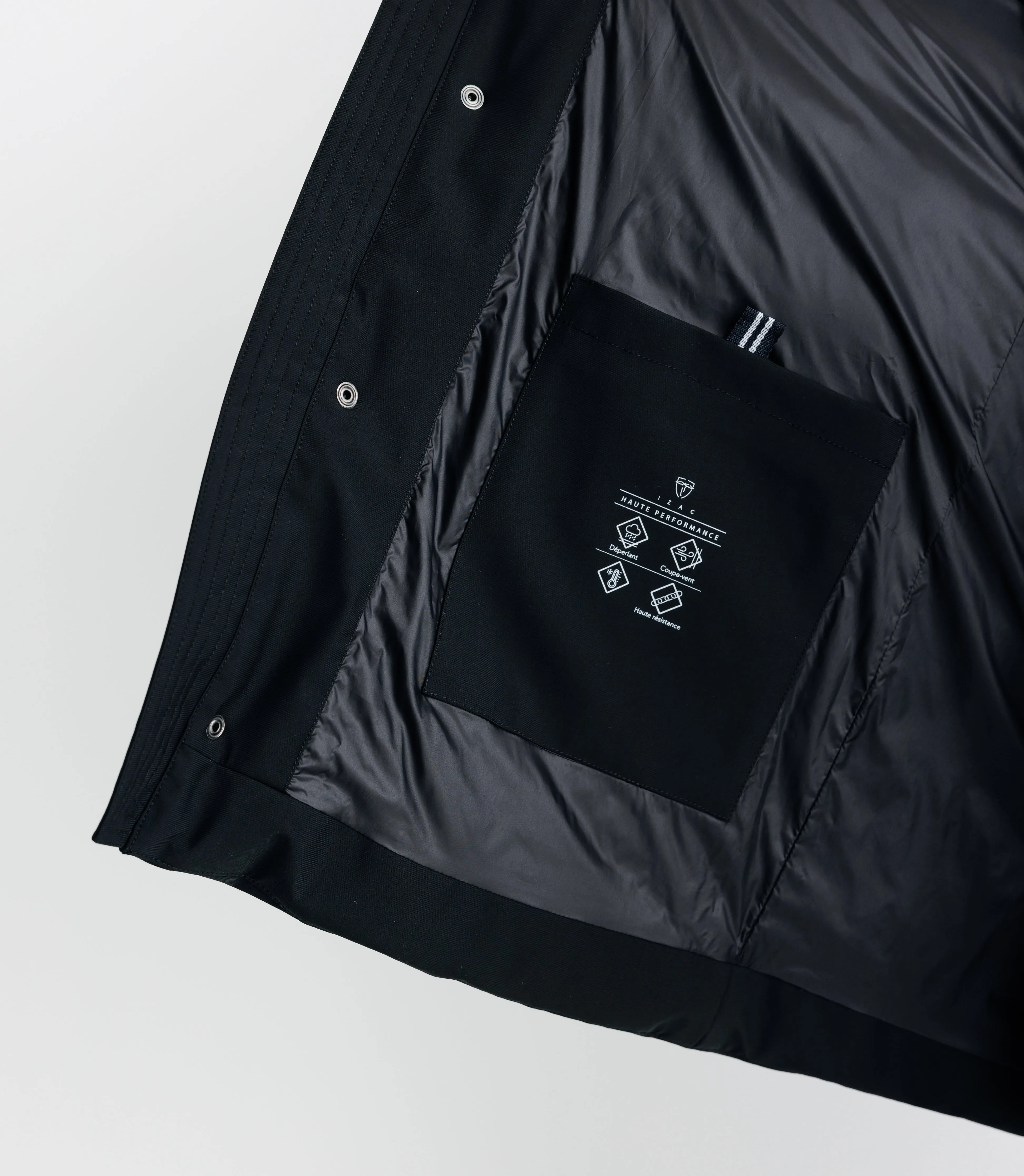 Parka longue noire