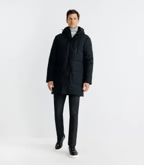 Parka longue noire