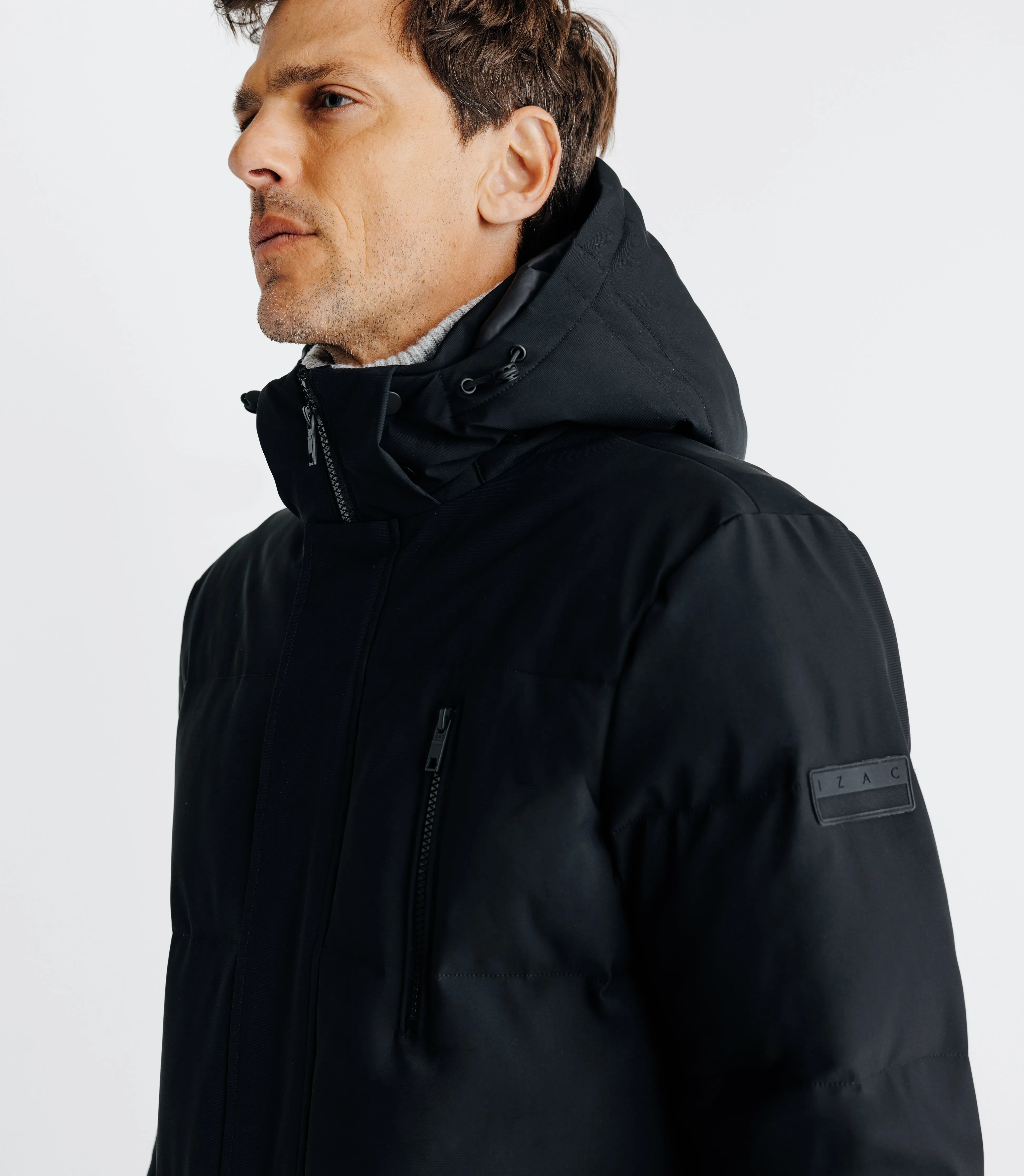 Parka longue noire