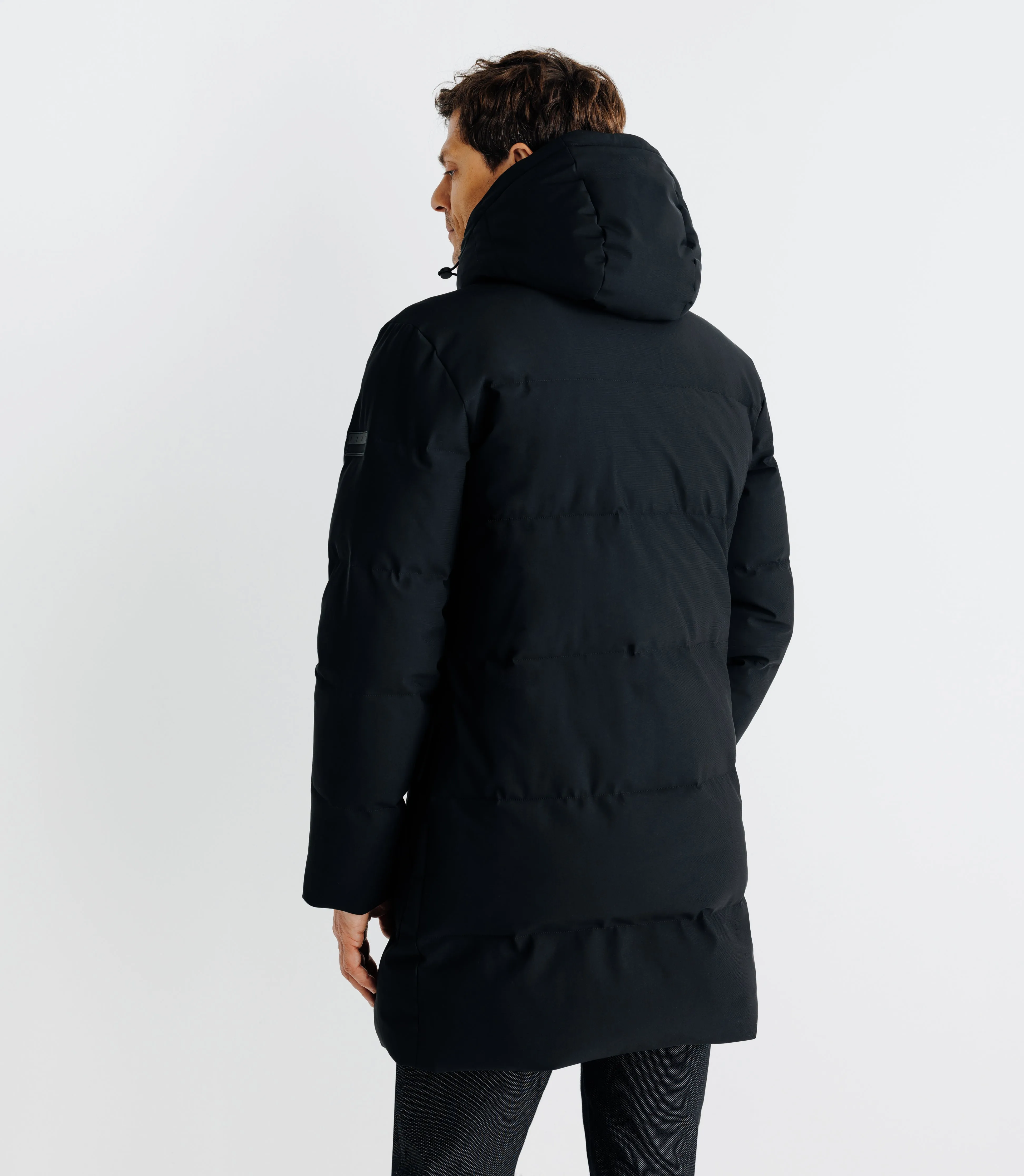 Parka longue noire