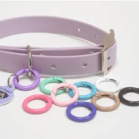 Pet Tag Round Collar Clip