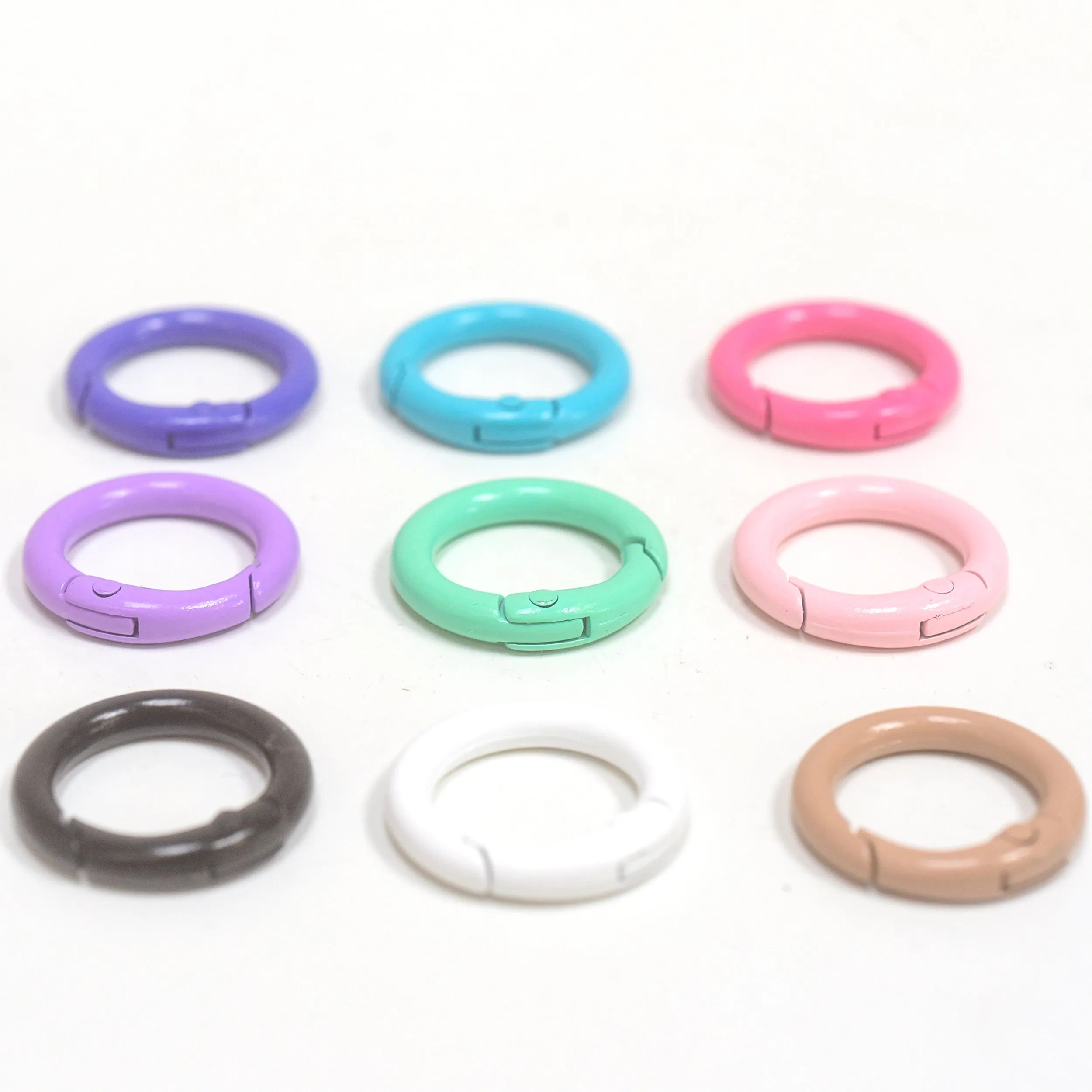 Pet Tag Round Collar Clip