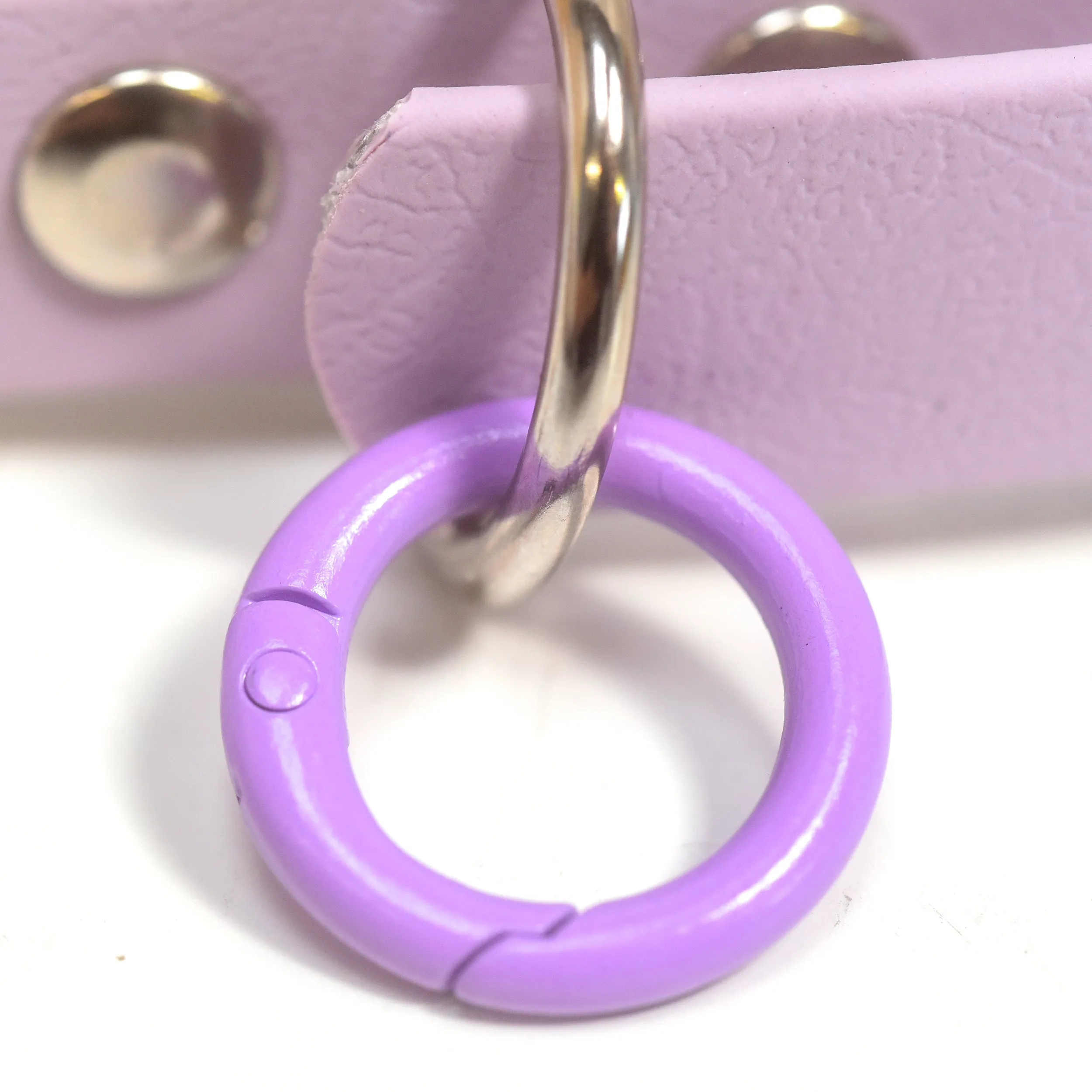 Pet Tag Round Collar Clip